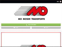 Tablet Screenshot of mo-moser.at